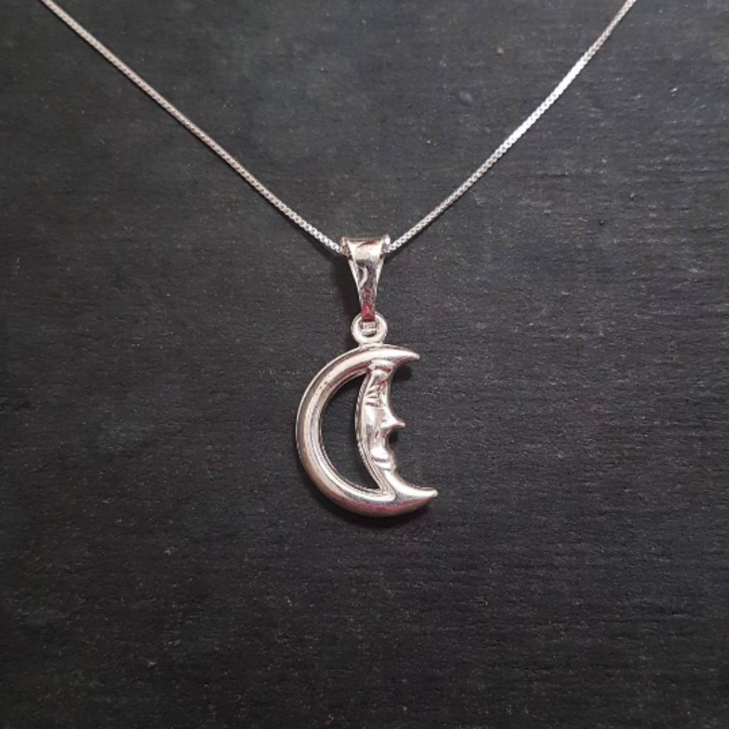 Anti Tarnished 925 Sterling Silver Mr. Moon Charm